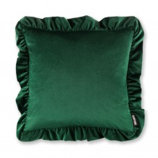 Paloma Home Ruffle Emerald Filled Cushion